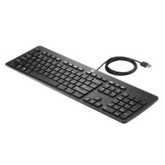 HP USB Business Slim Keyboard DK - Durable and Stylish Keyboard for Efficient Typing - N3R87AA#ABY